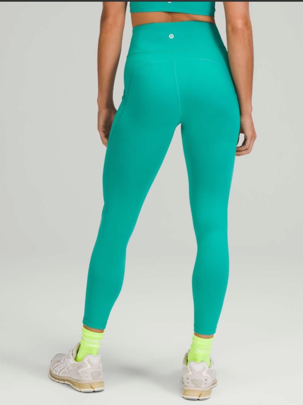 LULULEMON INVIGORATE HIGH RISE TIGHT 25” MALDIVES GREEN
